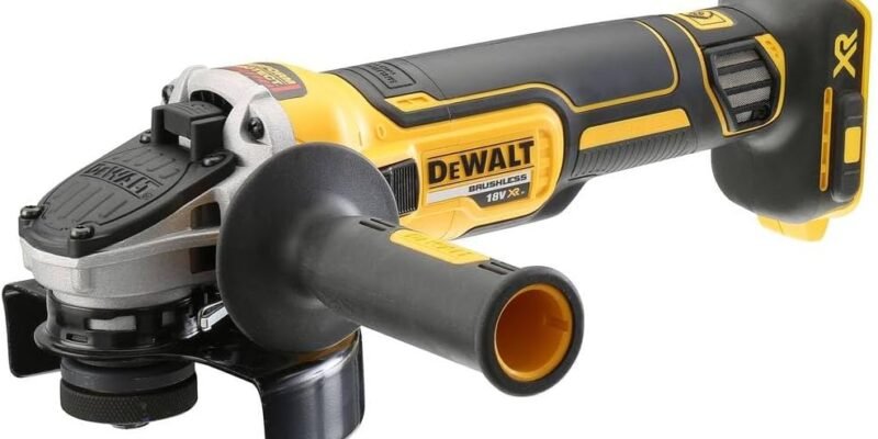 طاحونة زاوية دِي وولت DEWALT DCG405NT-XJ لاسلكية 18 فولت بدون فُرش مع حقيبة TSTAK II